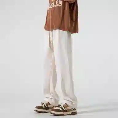 星际者 基础款字母简约时尚宽松休闲针织运动裤 通用