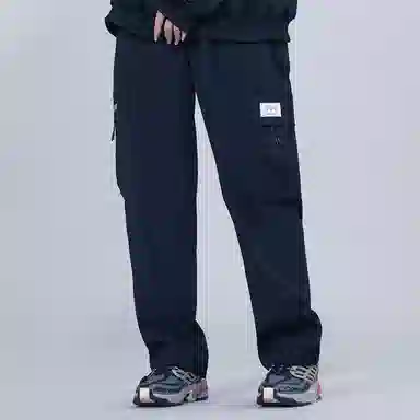 星际者 品牌标志宽松休闲工装针织运动裤 男女同款