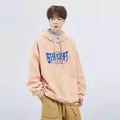 星际者 字母印花卫衣 男女同款 加绒加厚可选