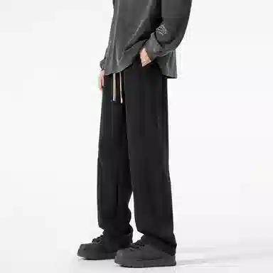 星际者 基础款字母简约时尚宽松休闲针织运动裤 通用