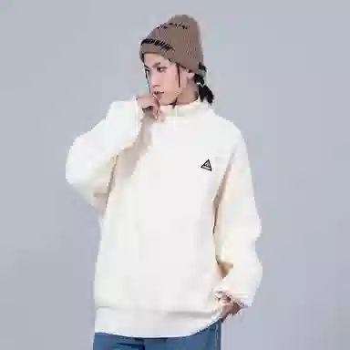 星际者 品牌标志休闲保暖外穿打底毛衣 男女同款