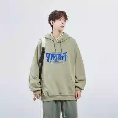 星际者 字母印花卫衣 男女同款 加绒加厚可选