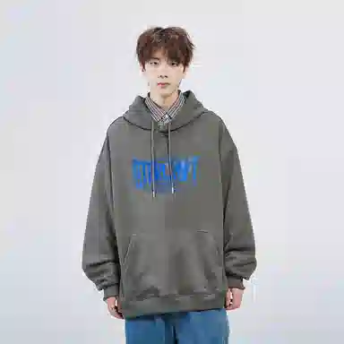星际者 字母印花卫衣 男女同款 加绒加厚可选
