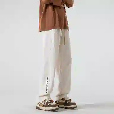 星际者 基础款字母简约时尚宽松休闲针织运动裤 通用