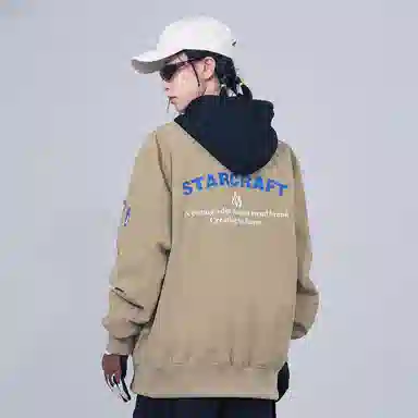 星际者 宽松休闲工装风夹克外套 男女同款 卡其色