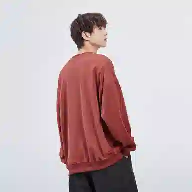 星际者 二维码章鱼图案字母印花休闲卫衣 男女同款 加绒加厚可选