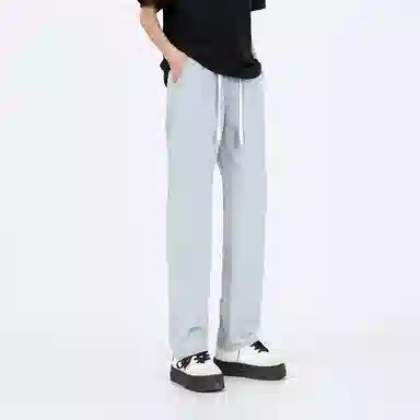 星际者 美式复古系带水洗直筒牛仔裤 男女同款 加绒可选