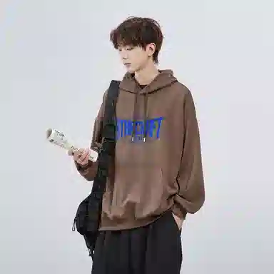 星际者 字母印花卫衣 男女同款 加绒加厚可选