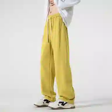 星际者 基础款字母简约时尚宽松休闲针织运动裤 通用