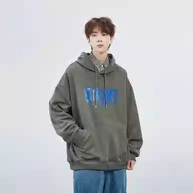 星际者 字母印花卫衣 男女同款 加绒加厚可选