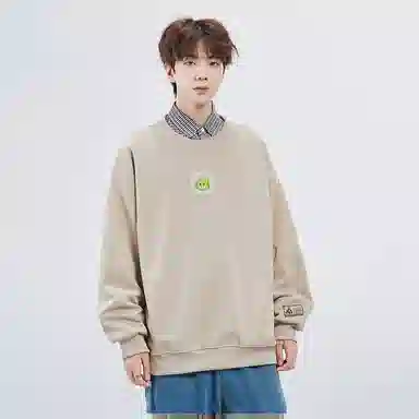 星际者 秋冬季保暖打底衫卡通章鱼图案字母印花卫衣 男女同款 加绒加厚可选