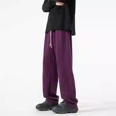 星际者 基础款字母简约时尚宽松休闲针织运动裤 通用