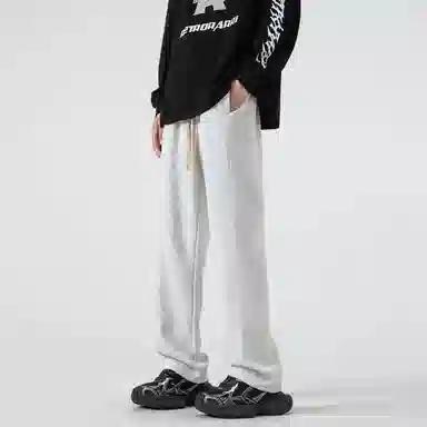 星际者 基础款字母简约时尚宽松休闲针织运动裤 通用