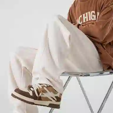 星际者 基础款字母简约时尚宽松休闲针织运动裤 通用