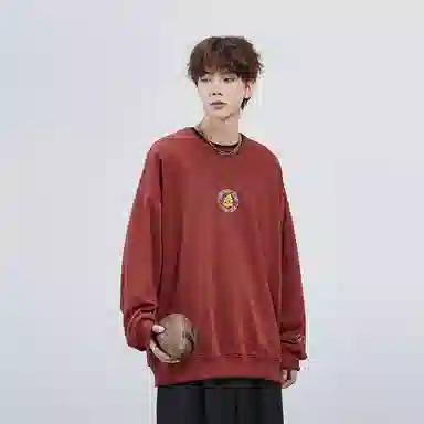 星际者 秋冬季保暖打底衫卡通章鱼图案字母印花卫衣 男女同款 加绒加厚可选
