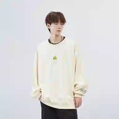 星际者 秋冬季保暖打底衫卡通章鱼图案字母印花卫衣 男女同款 加绒加厚可选