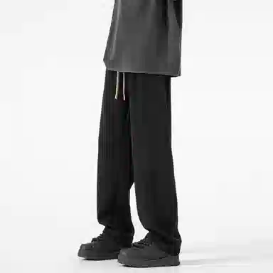 星际者 基础款字母简约时尚宽松休闲针织运动裤 通用