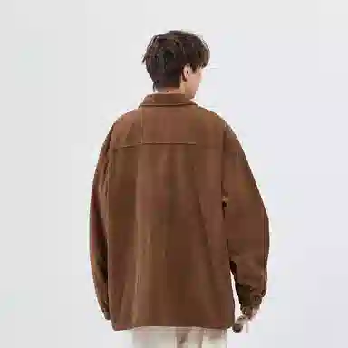 星际者 章鱼图案字母贴标单排扣夹克 男女同款