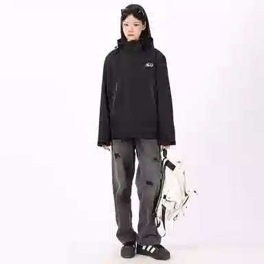星际者 简约山系户外运动防风防水防淋石墨烯蓄热冲锋衣保暖棉衣潮牌棉服外套 男女同款