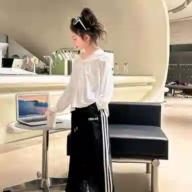 迷乐童堡 童装 儿童防晒衣夏季薄款透气防紫外线女大童冰丝防晒外套 女童