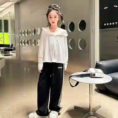 迷乐童堡 童装 儿童防晒衣夏季薄款透气防紫外线女大童冰丝防晒外套 女童