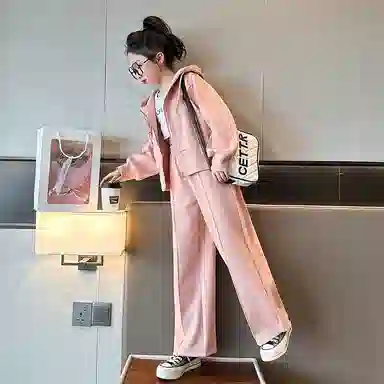 迷乐童堡 洋气时髦炸街适中休闲运动套装 儿童款