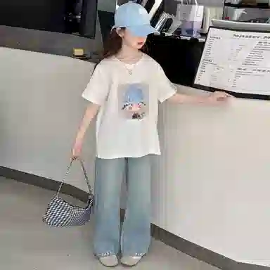 迷乐童堡休闲运动套装 百搭洋气简约 青少年
