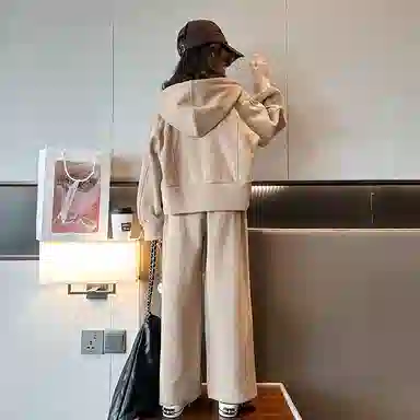 迷乐童堡 洋气时髦炸街适中休闲运动套装 儿童款
