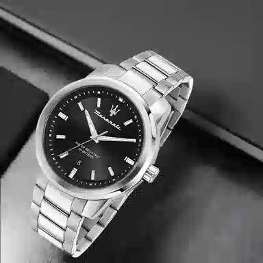 Maserati Quartz 44mm Black Dial