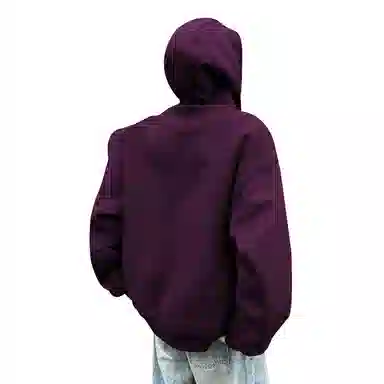 悍戈 美式高街个性百搭重磅情侣款拉链连帽开衫外套卫衣 男女同款