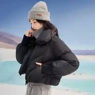 XIANGYING Miu Down Jacket Black