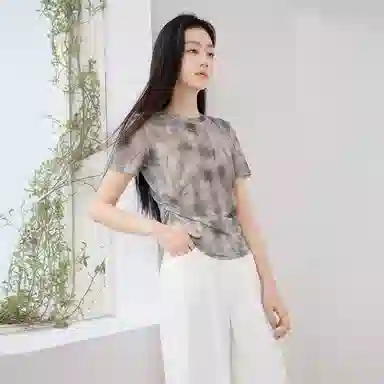 XIANGYING T-Shirt Mid Grey