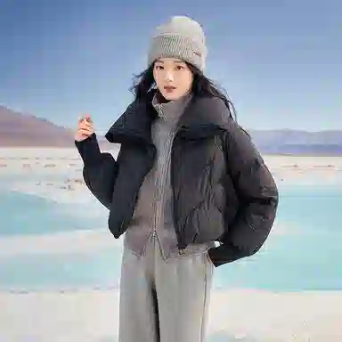 XIANGYING Miu Down Jacket Black
