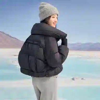 XIANGYING Miu Down Jacket Black