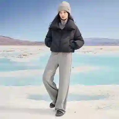 XIANGYING Miu Down Jacket Black