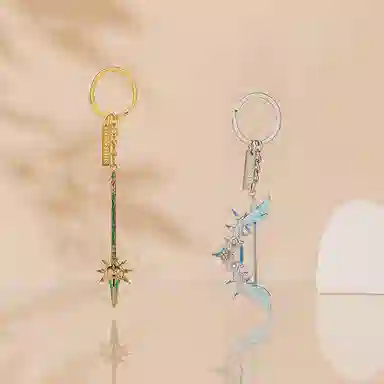 原神 神铸赋形系列 波乱月白经津 苍古自由之誓 辰砂之纺锤 冬极白星 贯虹之槊 和璞鸢 护摩之杖 狼的末路武器金属  谷圈挂件