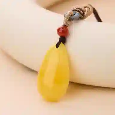 琳琯瑛 新中式国风国潮水滴 蜜蜡 吊坠 女款