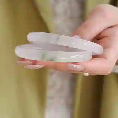 琳琯瑛 年轻款叠戴 天山翠 玉石手镯 女款