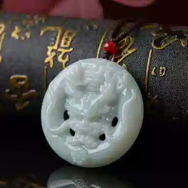 琳琯瑛 新中式国风霸气生肖 糯种 翡翠吊坠 男款