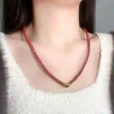琳琯瑛 新中式国风轻奢气质 南红 项链 女款