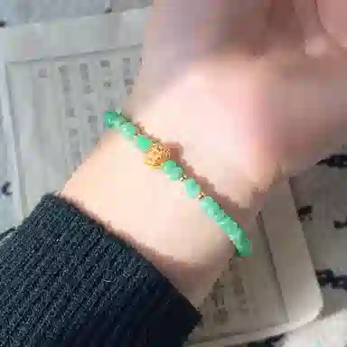 琳琯瑛 新中式国风小清新设计感气质轻奢 糯种 翡翠手串 女款