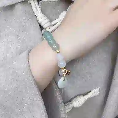 琳琯瑛 新中式国风气质藕片 东陵玉 手串 女款
