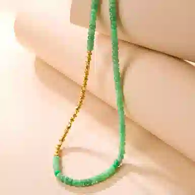 琳琯瑛 新中式国风 豆种 翡翠项链 女款
