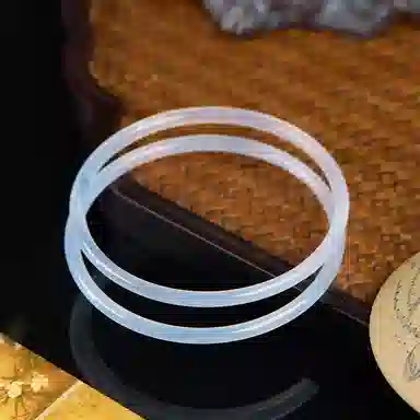 琳琯瑛 一对一步一响 新中式国风小众设计高级感轻奢气质 玉髓 手镯 女款