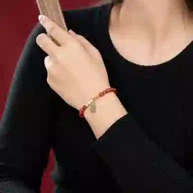 琳琯瑛 新中式国风气质 南红 名贵玉石手串 女款