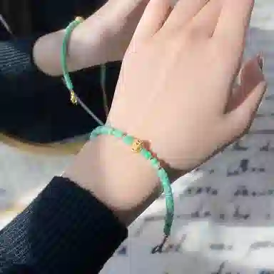 琳琯瑛 新中式国风小清新设计感气质轻奢 糯种 翡翠手串 女款