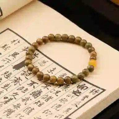 琳琯瑛 新中式国风 檀木 手串 男女同款情侣款 绿檀