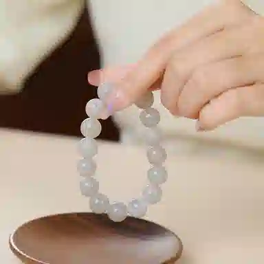 琳琯瑛 新中式国风国潮 和田玉 和田玉手串 女款 青白玉