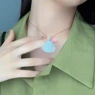 琳琯瑛 大肚笑佛 冰种 翡翠吊坠 女款
