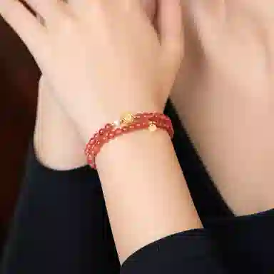 琳琯瑛 新中式国风气质小众设计辰龙三合 南红 手串 女款